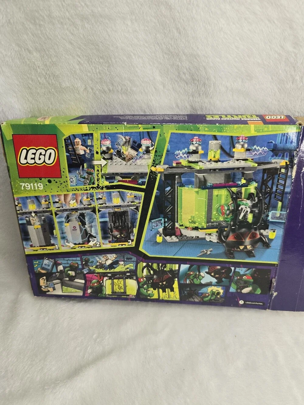 LEGO Teenage Mutant Ninja Turtles Mutation Chamber Unleashed Set 79119 Complete